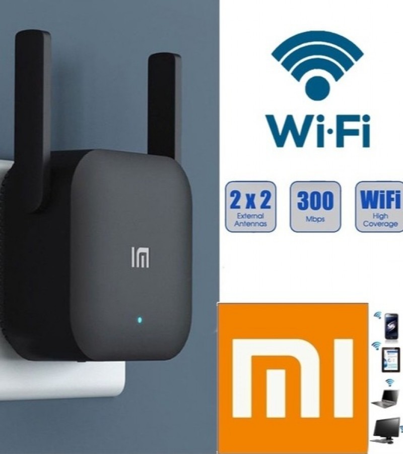 Mi WiFi Amplifier Pro 300Mbps Wireless 2.4G 2 Antenna Xiaomi WiFi Range Extender