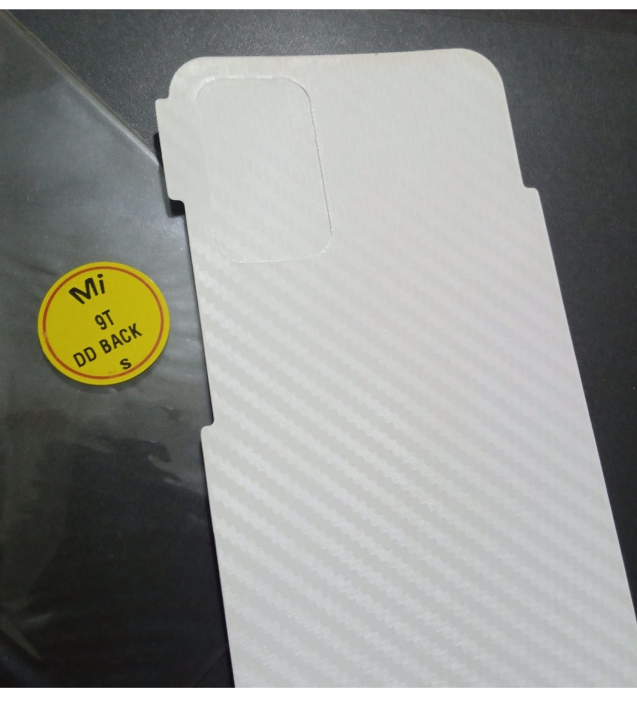 Mi Xiomi  9t -Carbon fibre sheet - Matte Mosaic Design - Back Skin - Back Protector - Sheet
