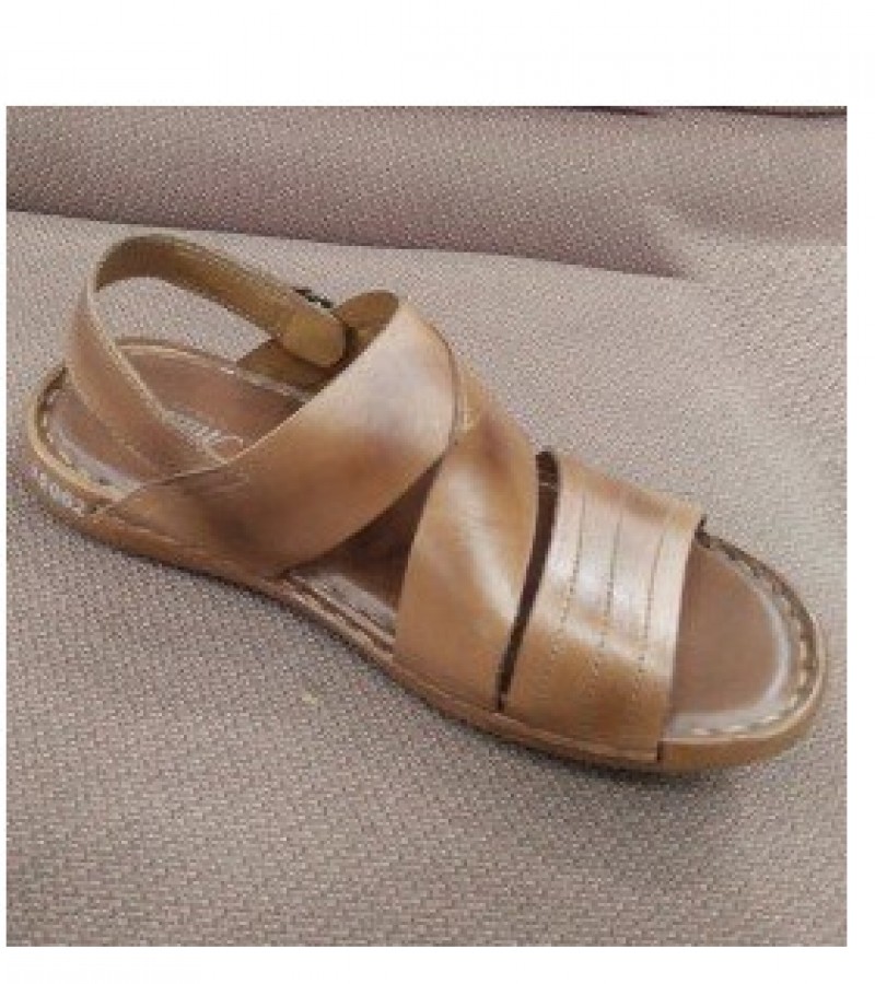 Milli Leather Sandals For Men - Beige - 6 to 11