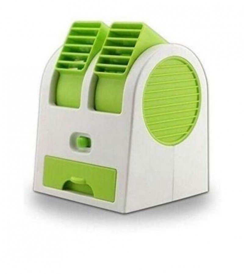 Mini Air Conditioner - Green & White
