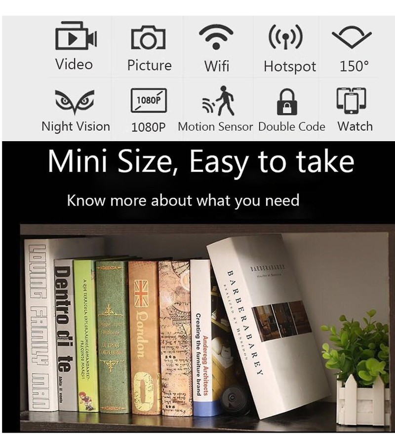 Mini Wireless Wifi Camera 1080P Mini Camera A9 Mini Camera
