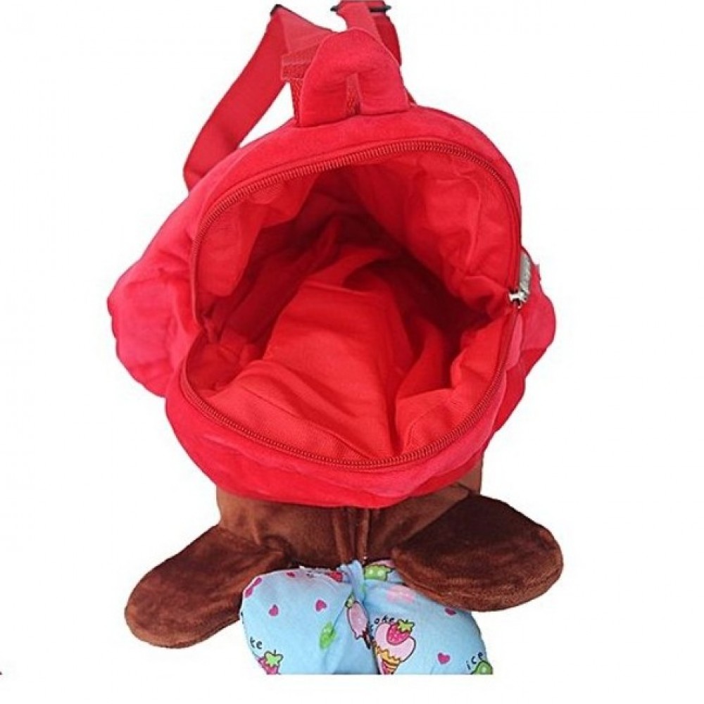 Minnie Mouse Stuffed School Bag For Kids