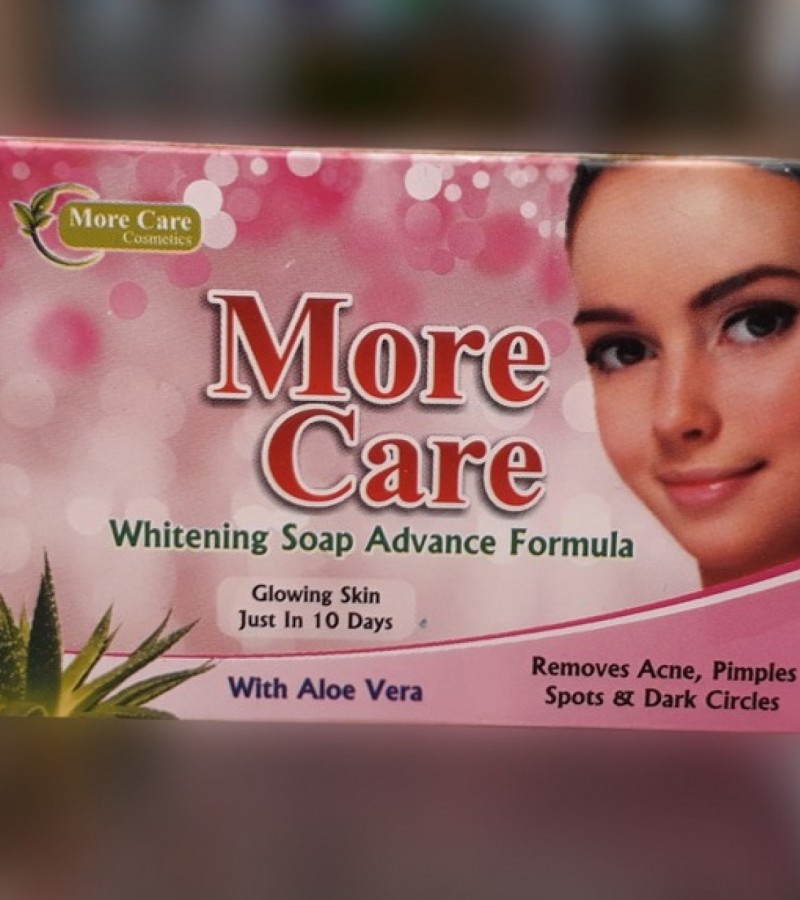 More Care Whitening Soap Advance Formula With Aloe Vera