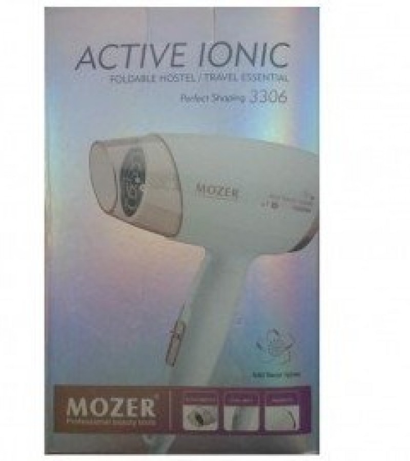 Mozer Ionic 3306 Mini Foldable Hair Dryer - 1800W