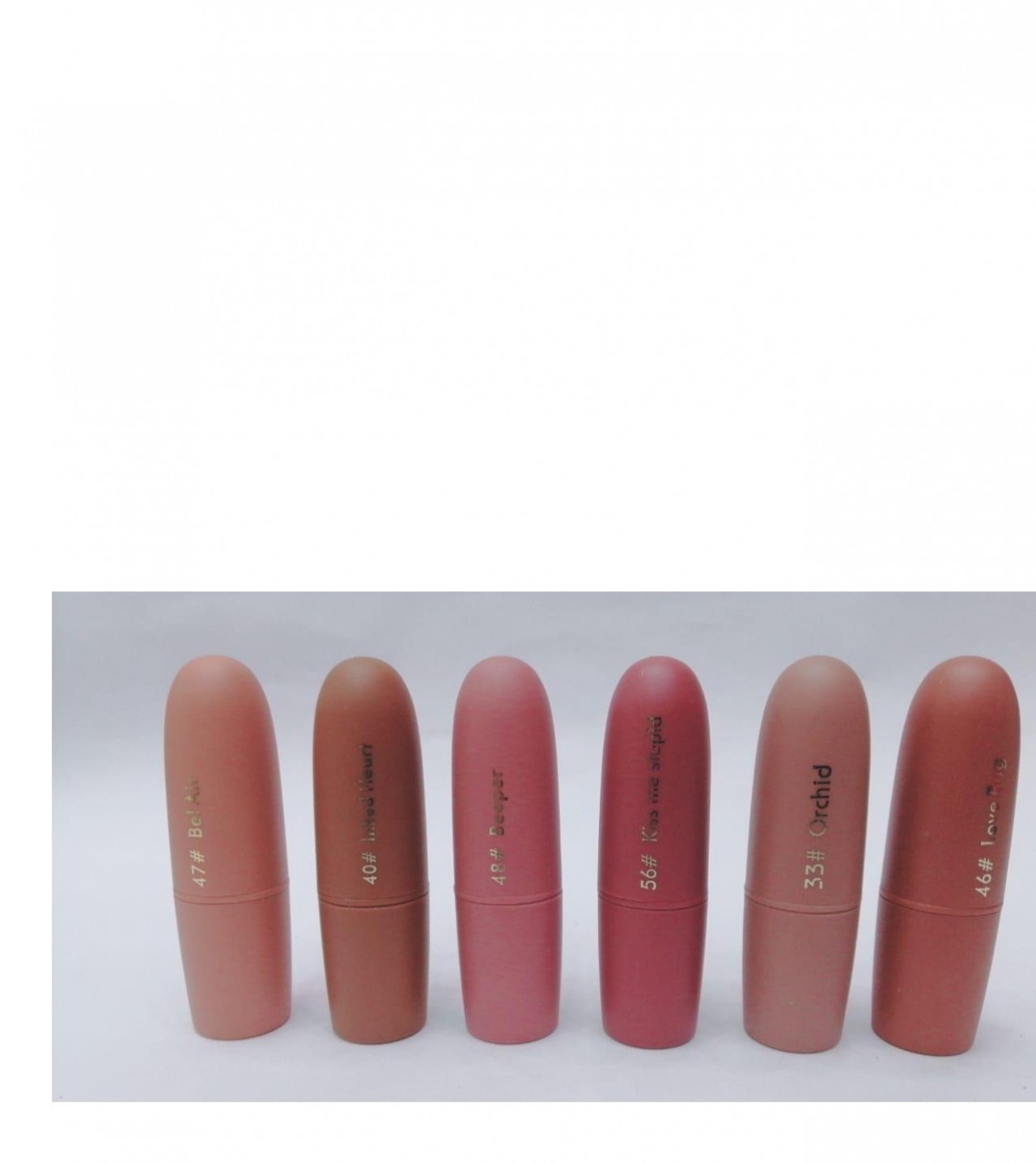 Multi color Pack of 6 lipsticks