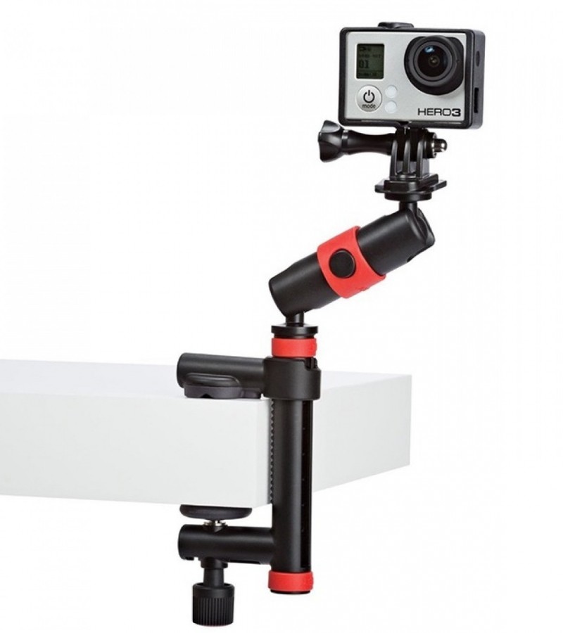 Multi-Function Action Clamp & Locking Arm For Sports Action Cameras