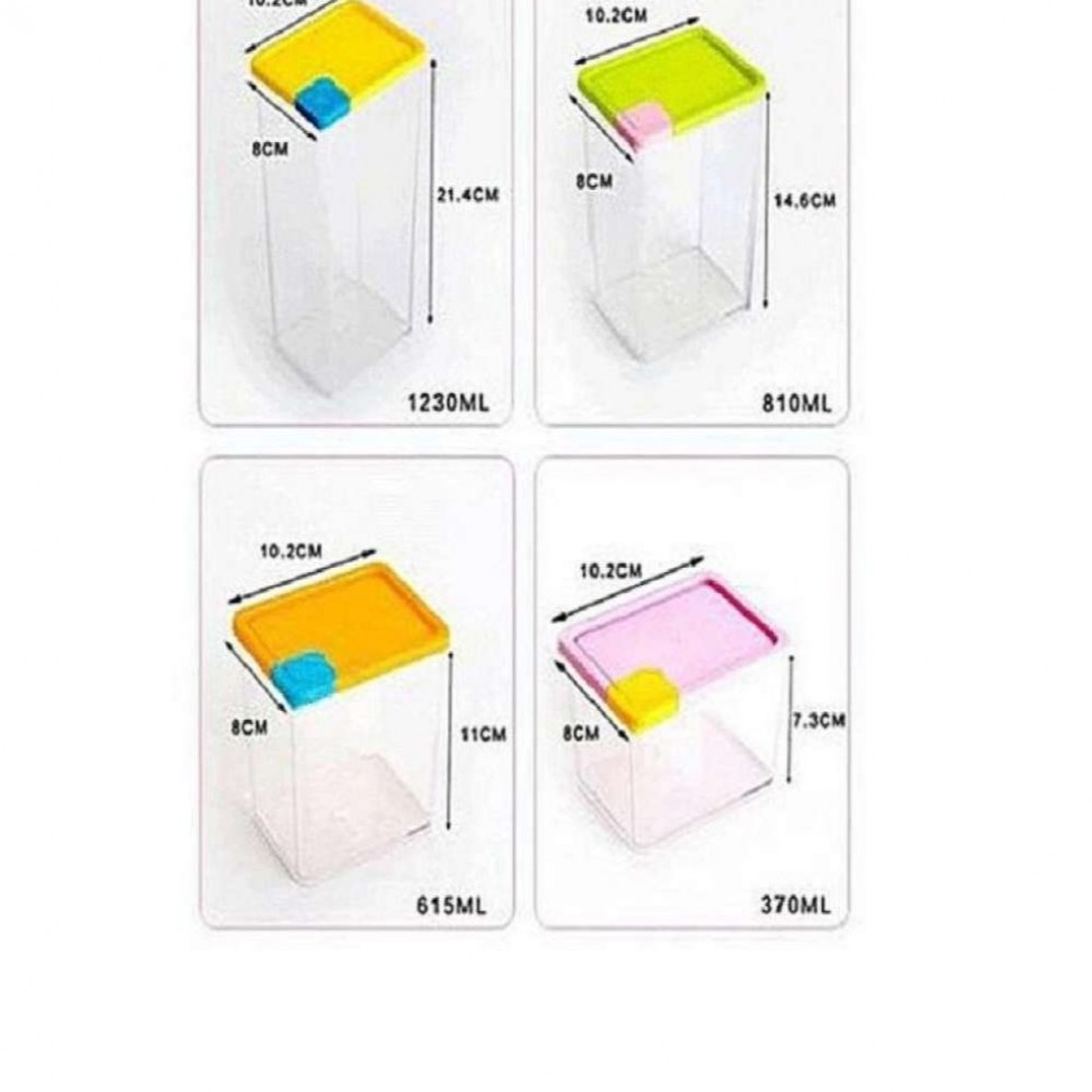 Multi Purpose Space Savvy Stackable Pocket Block Container Set Of 6 Pcs