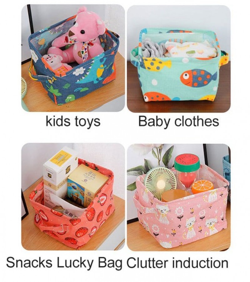 Multipurpose Using Waterproof Folding Storage Box For Nursery Small Baby Products and Books Toy
