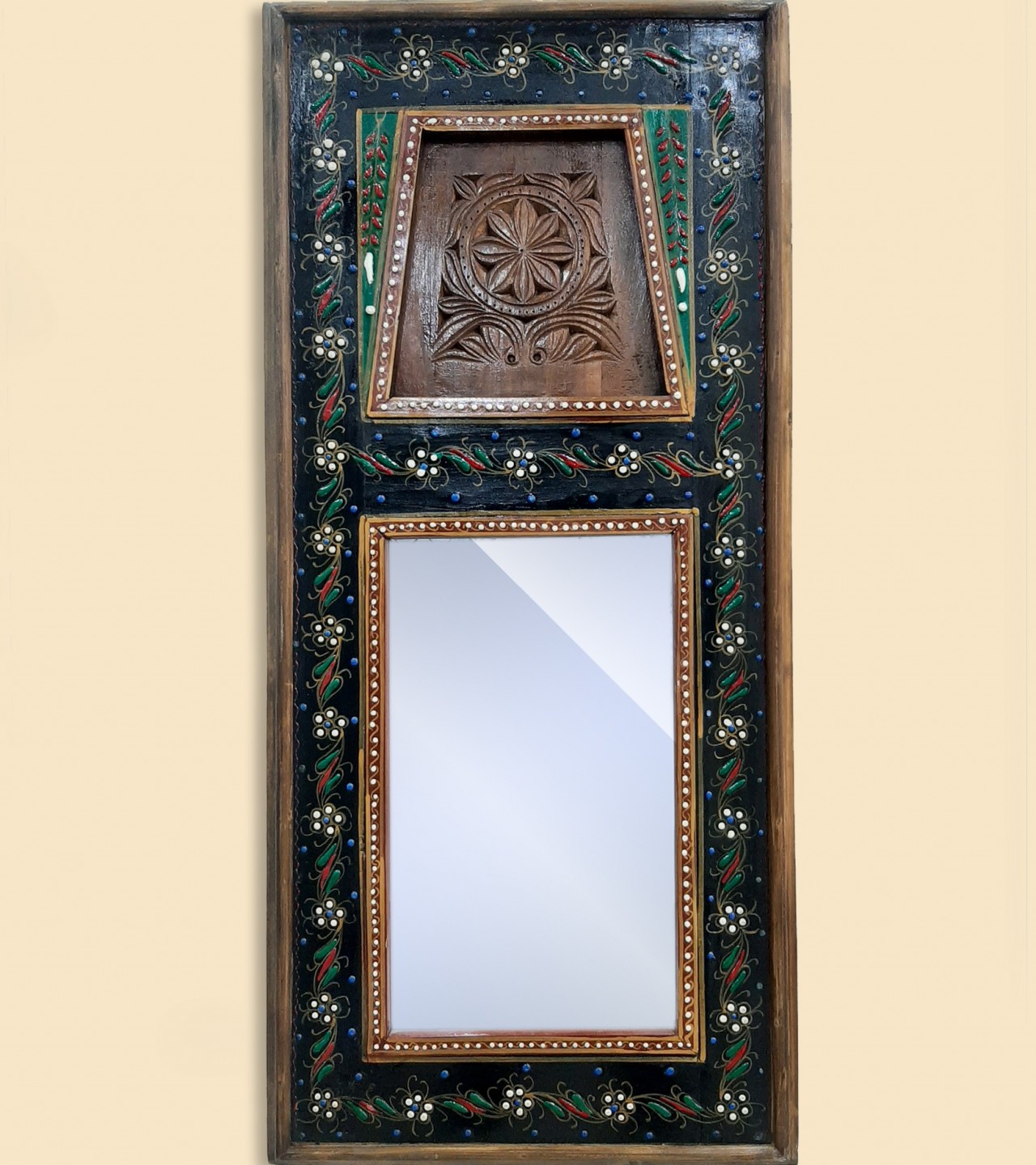 Naqshi Mirror Frame (Painted)