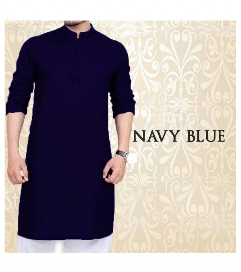 Navy Blue Kurta With shalwar For men