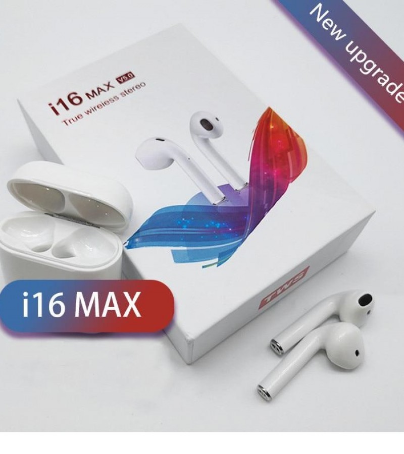 New 5.0-16 Max TWS Wireless Earphone Portable Bluetooth Headset Earbud with Mic
