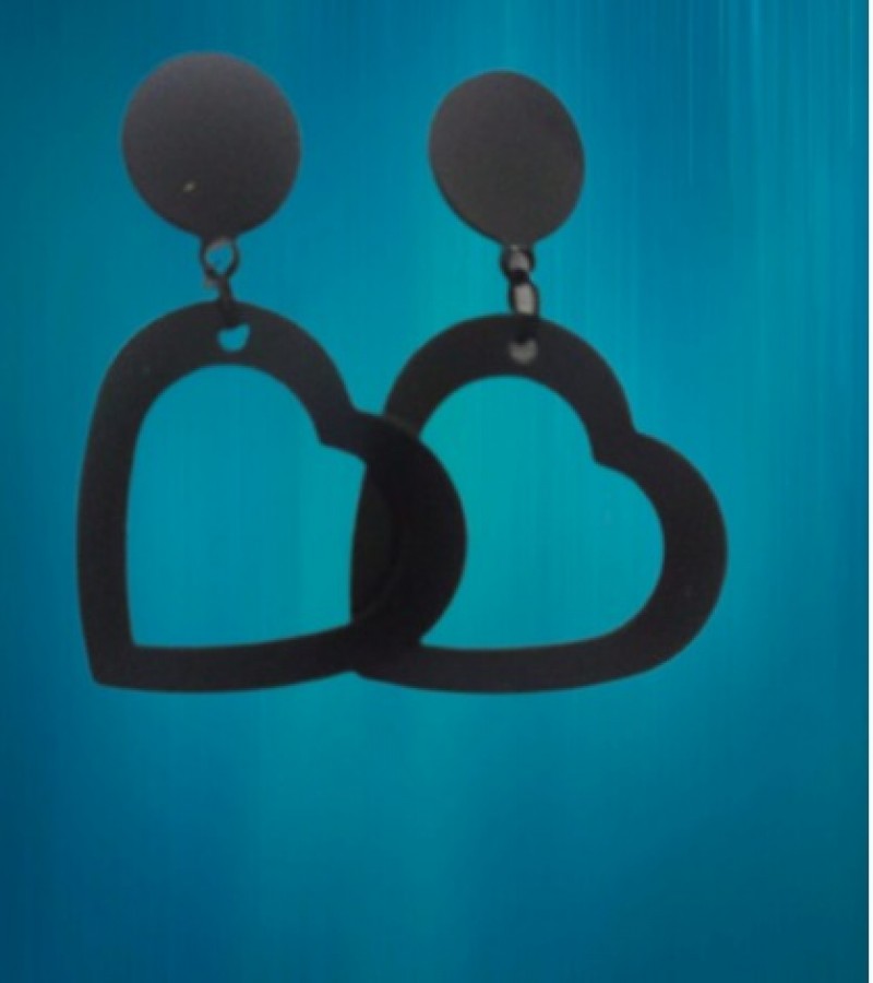 NEW HEART STYLE EARRINGS FOR GIRLS WITH FREE GIFT