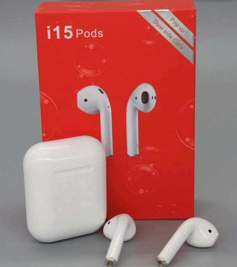 New i15 pods - New i15 Airpods for Android-SMartPHones - i15 Airpods