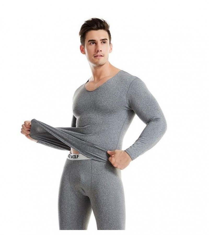 New Imported Long Johns For Men Warm Thermal Underwear 2 Piece