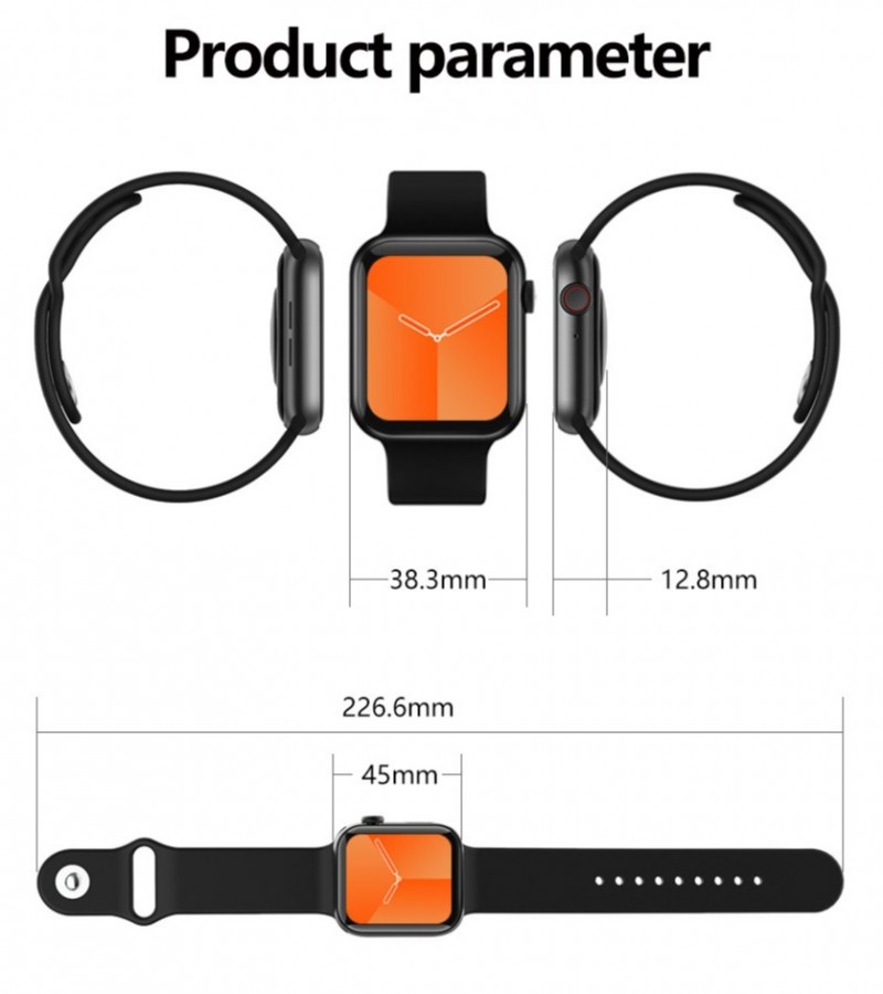 New Smart watch W22+ Series 6 Full Touch Screen Bracelet Smart Watch for Men