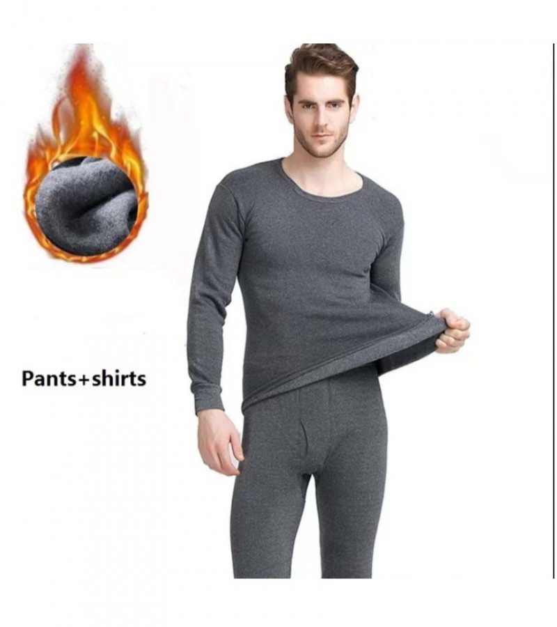 New Winter Thermal Underwear Set, Shirt + Pant Inner Wear Winter Warm Suit