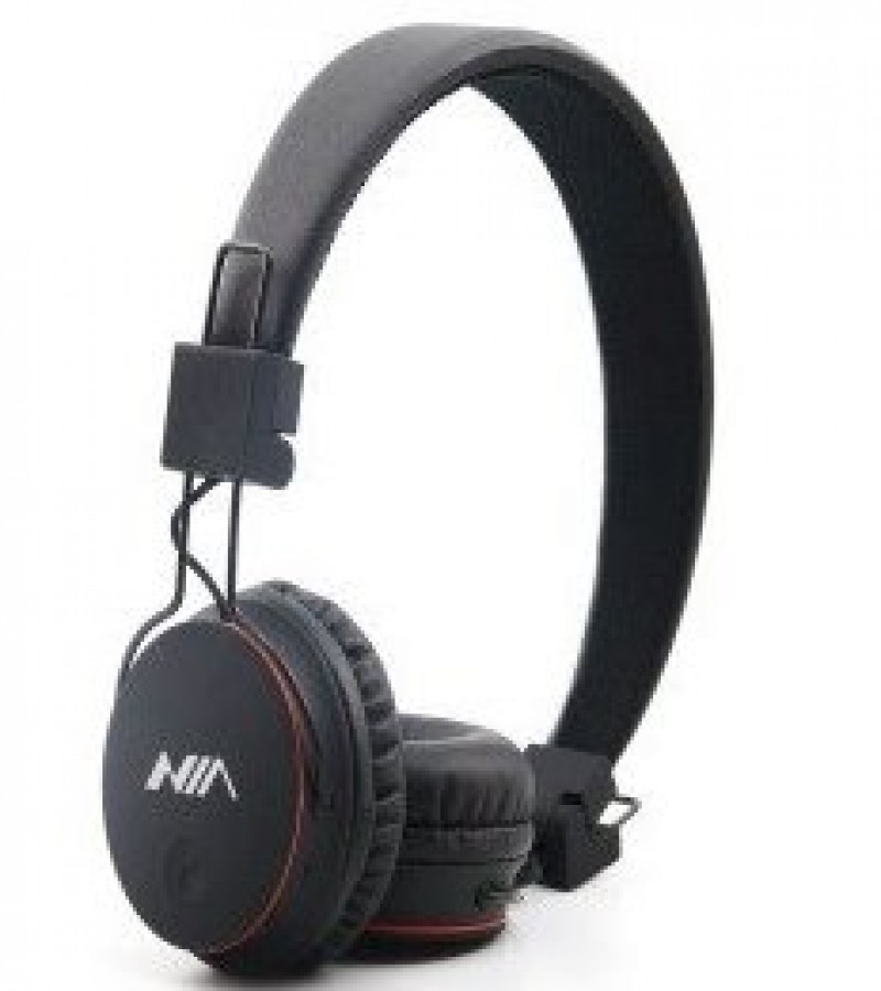 Nia X2 Bluetooth Wireless Headphone Black