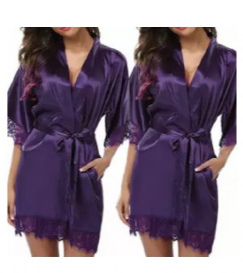 Nightdress Nightie Ladies Sexy Silk Lace Lingerie Women Satin Dress