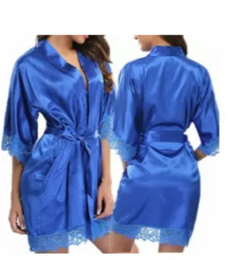 Nightdress Nightie Ladies Sexy Silk Lace Lingerie Women Satin Dress
