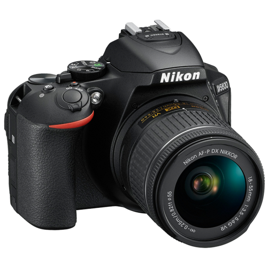 Nikon D-5600 DSLR Camera Kit With AF-P DX -  970 Shots Per Charge - Built In Wifi