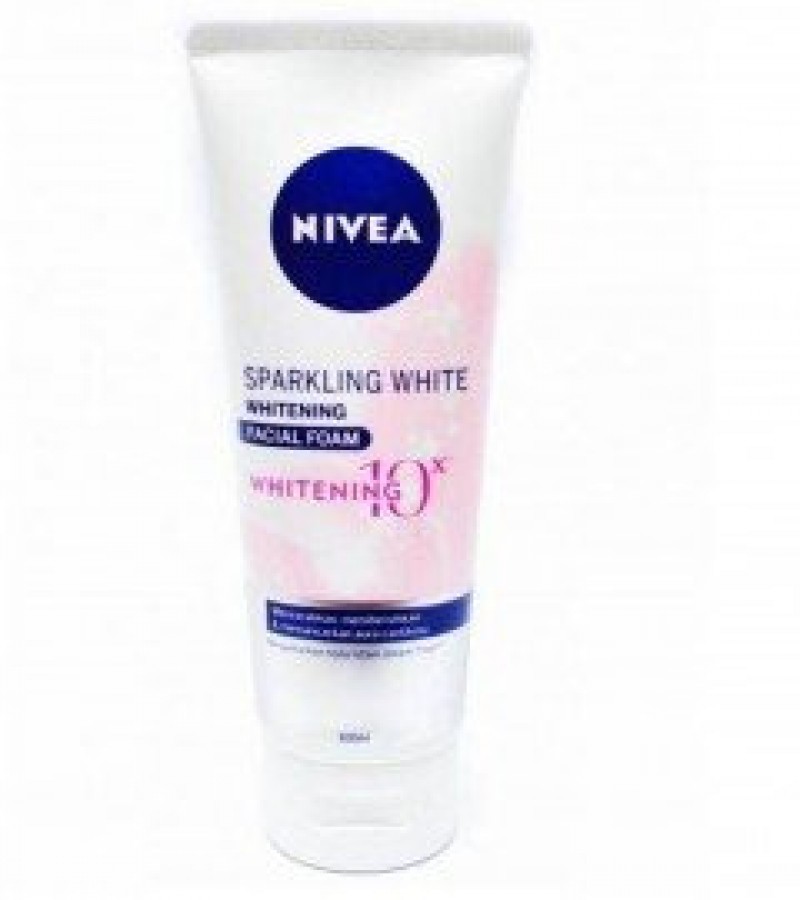 NIVEA 10x Whitening Sparkling White Facial Foam - 100ML