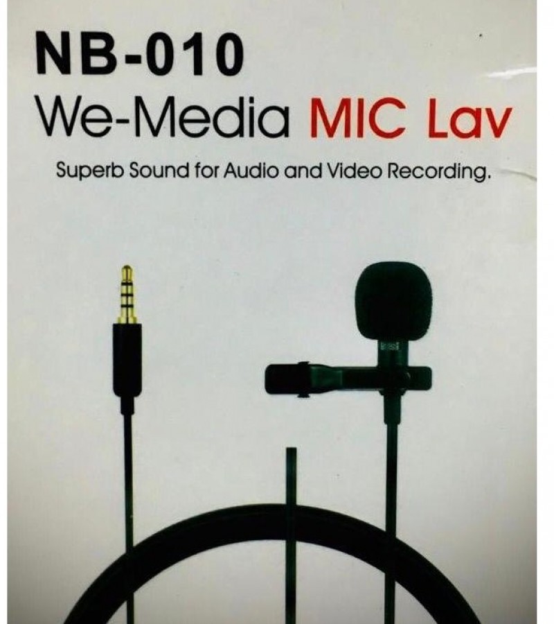 Nobbigi NB-010 We-Media Clip On Mic Lav