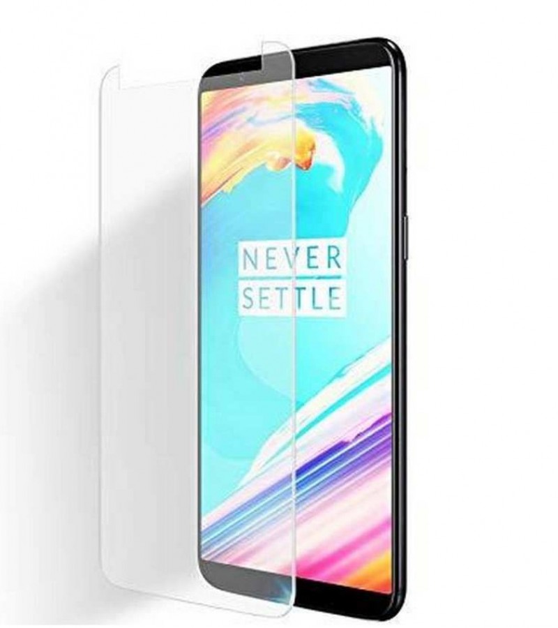 Oneplus 5T - 2.5D Plain & Polished - Protective Tempered Glass - Premium Quality