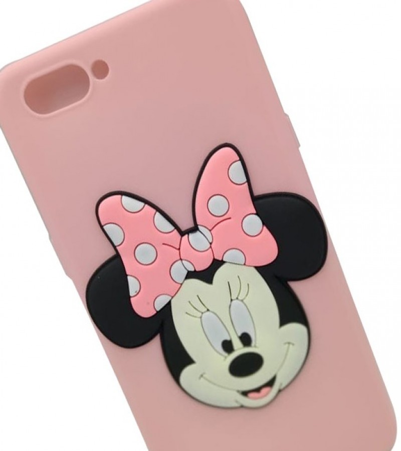 Oppo Pink Mickey Case For A3S
