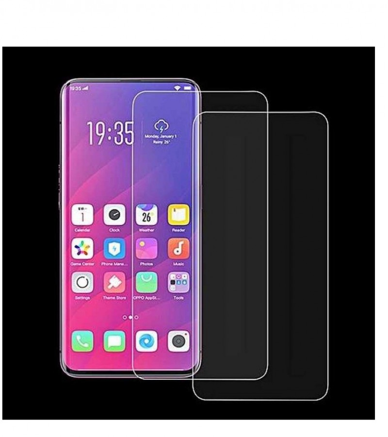 Oppoo Find X - 2.5D Plain & Polished - Protective Tempered Glass