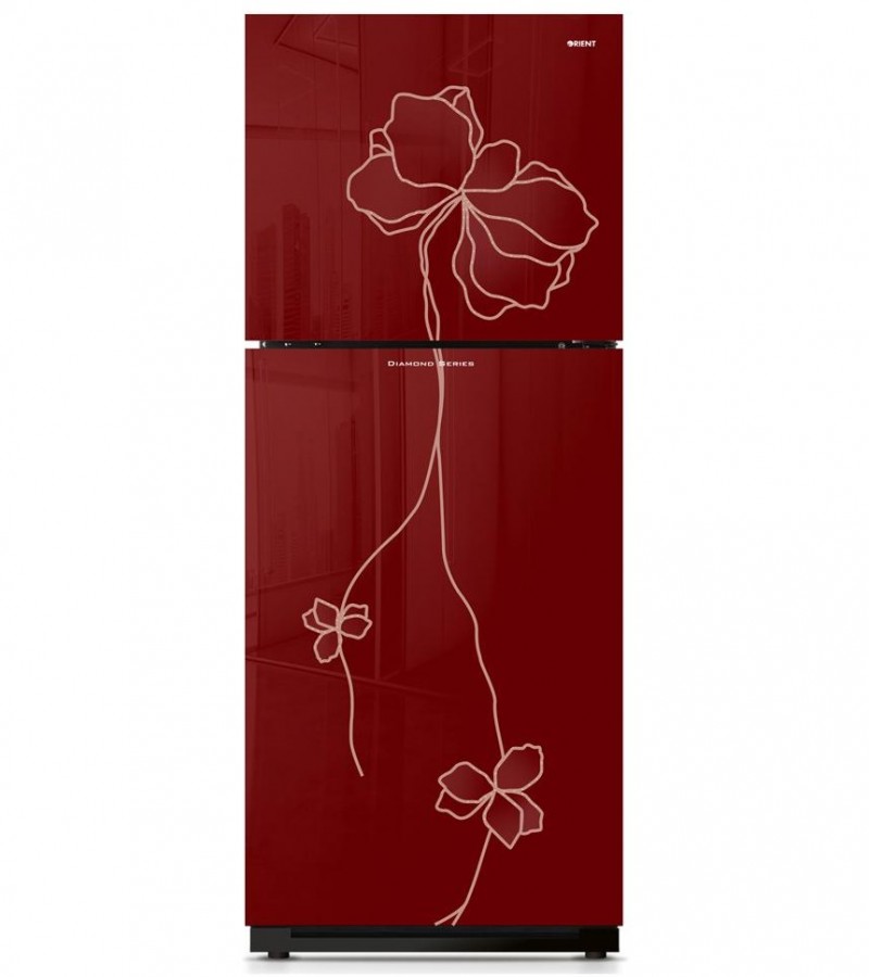 Orient Diamond 500 Ltr Bloom Red (68635-2.12) Refrigerator