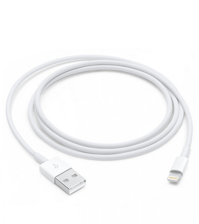 Original Charger With Original Lightening Data & Charging Cable for Iphone - 1 Month Warranty