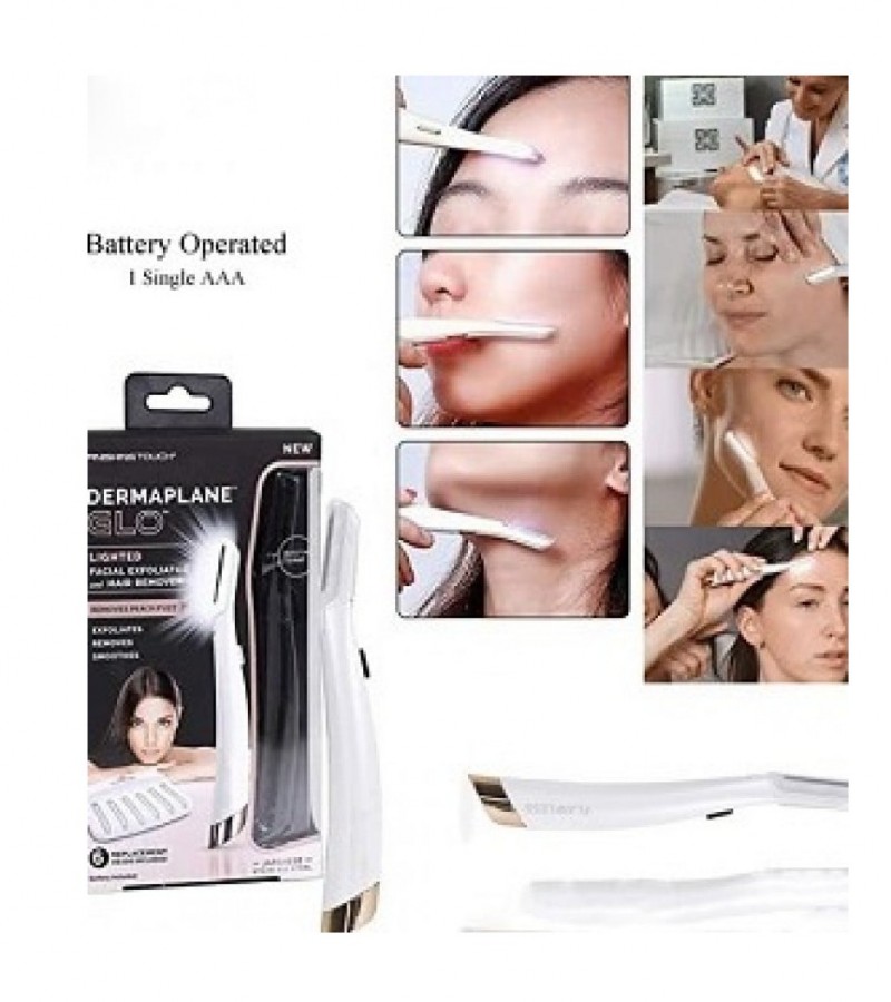 Original Flawless Derma plane GLO Facial Hair Removal Device