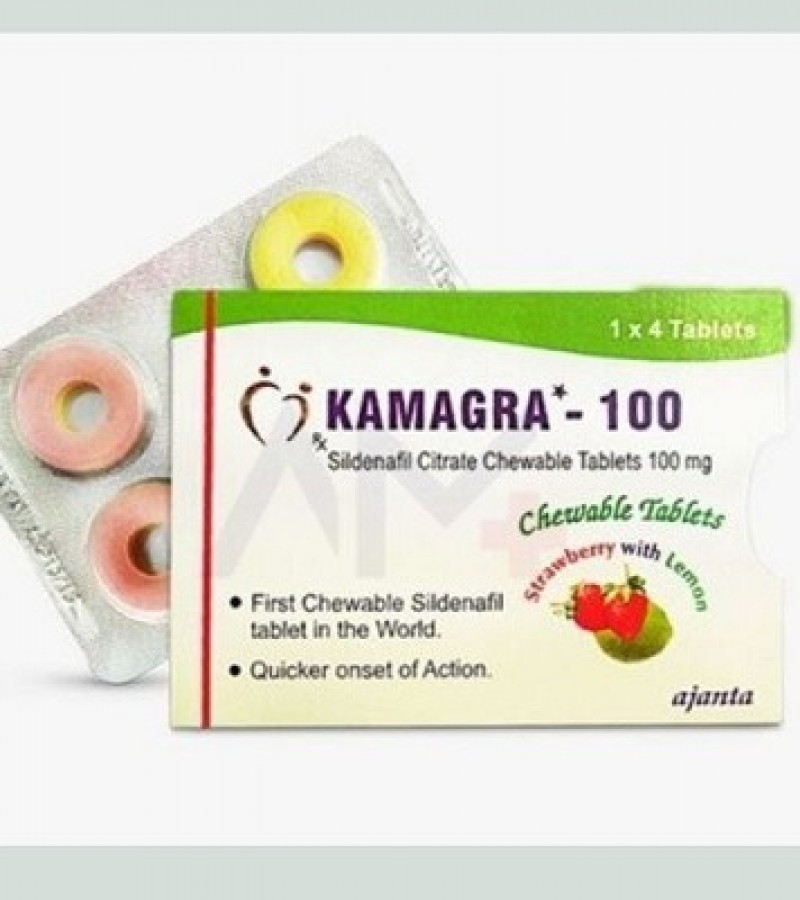 Original Kamagra Chewable Polo Sildenafil 100 mg