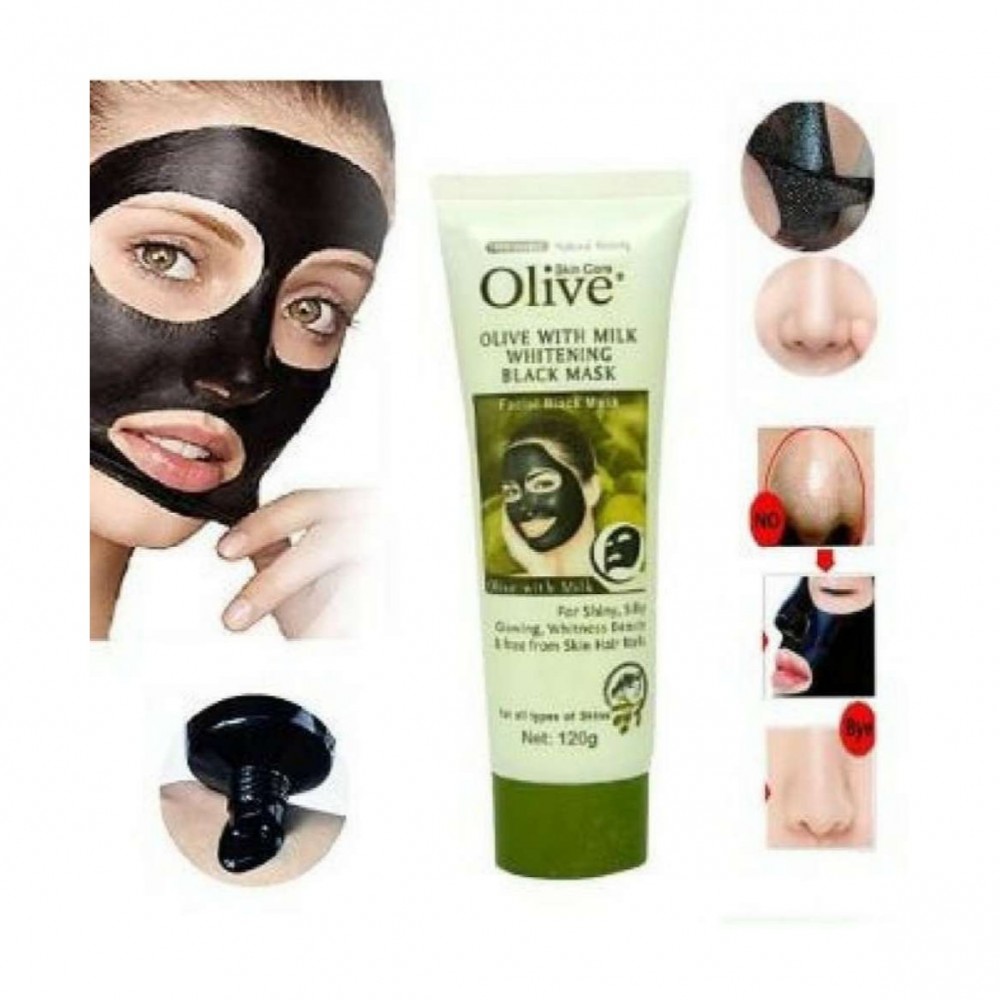 Original Olive With Milk Whitening Black Mask