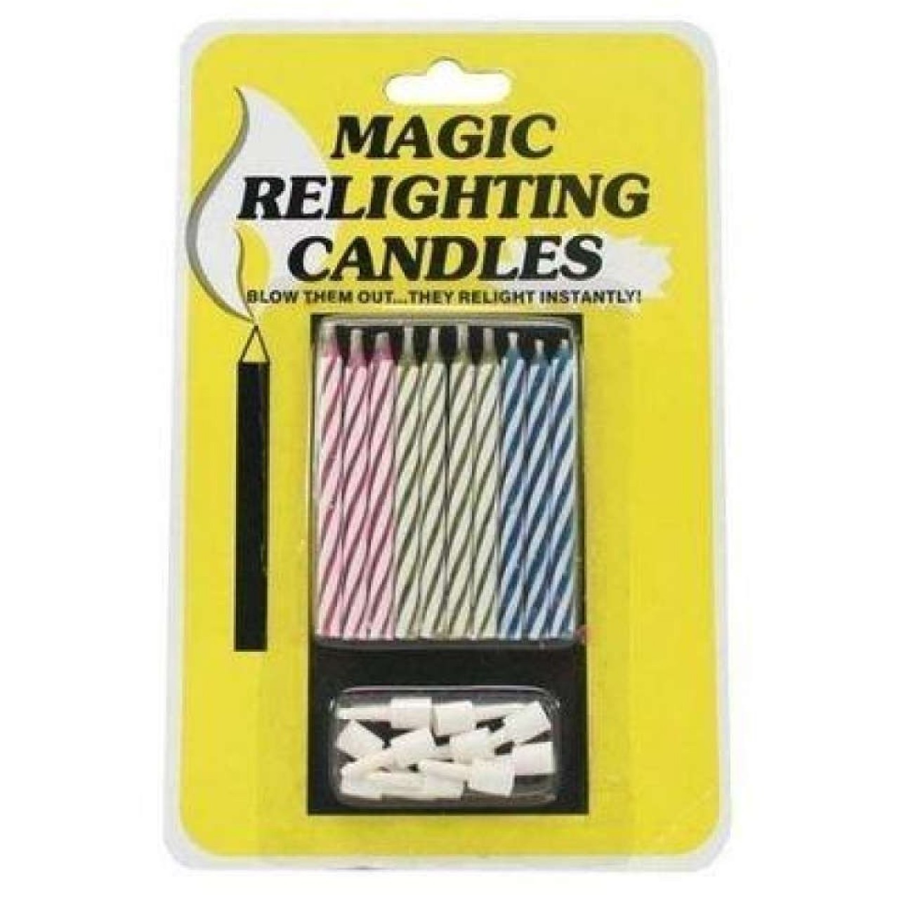 Pack of 10 - Magic Relighting Birthday Candles