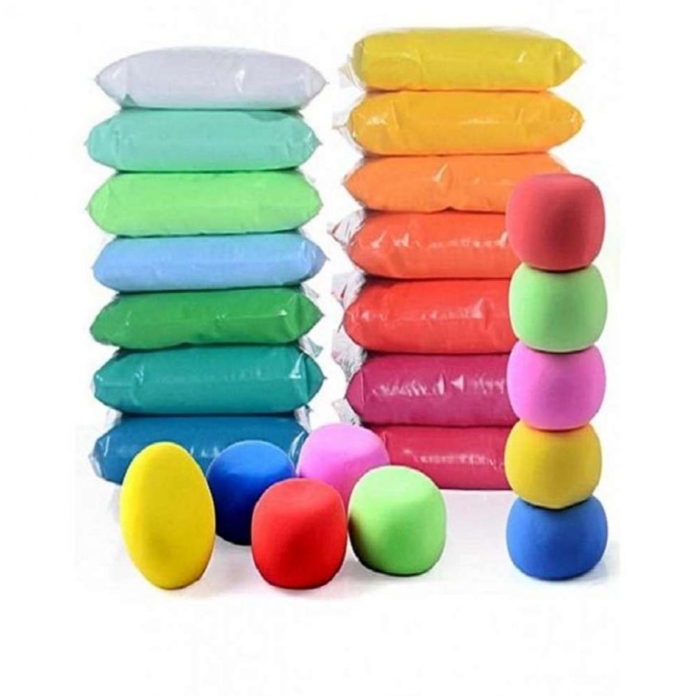 Pack Of -12 Polymer Light Clay Slime Playdough For Kids