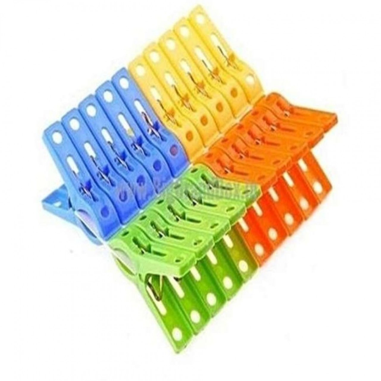 Pack Of 18 Clothing Clips -High Quality- Multicolor