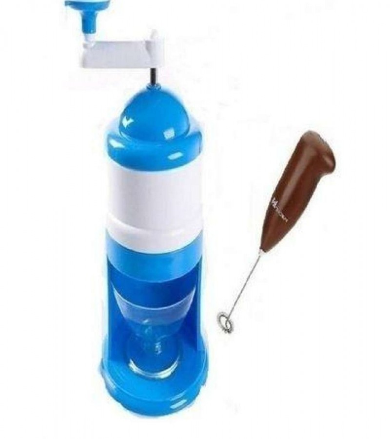 Pack Of 2 - Ice Crusher & Coffee Beater - Black & Blue