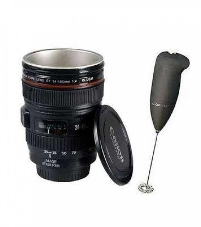 Pack of 2 - Lens Mug and Battery Operated Handheld Beater -