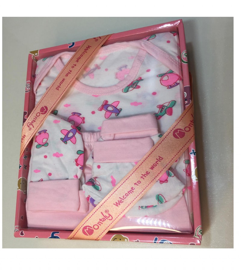 Pack Of 2 Pcs Baby Suit Gift set Box For 0-6 Months