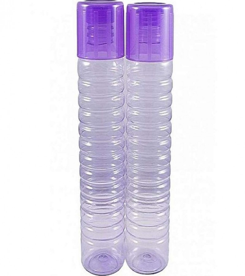 Pack Of 2 Platinum Water Bottles -Purple