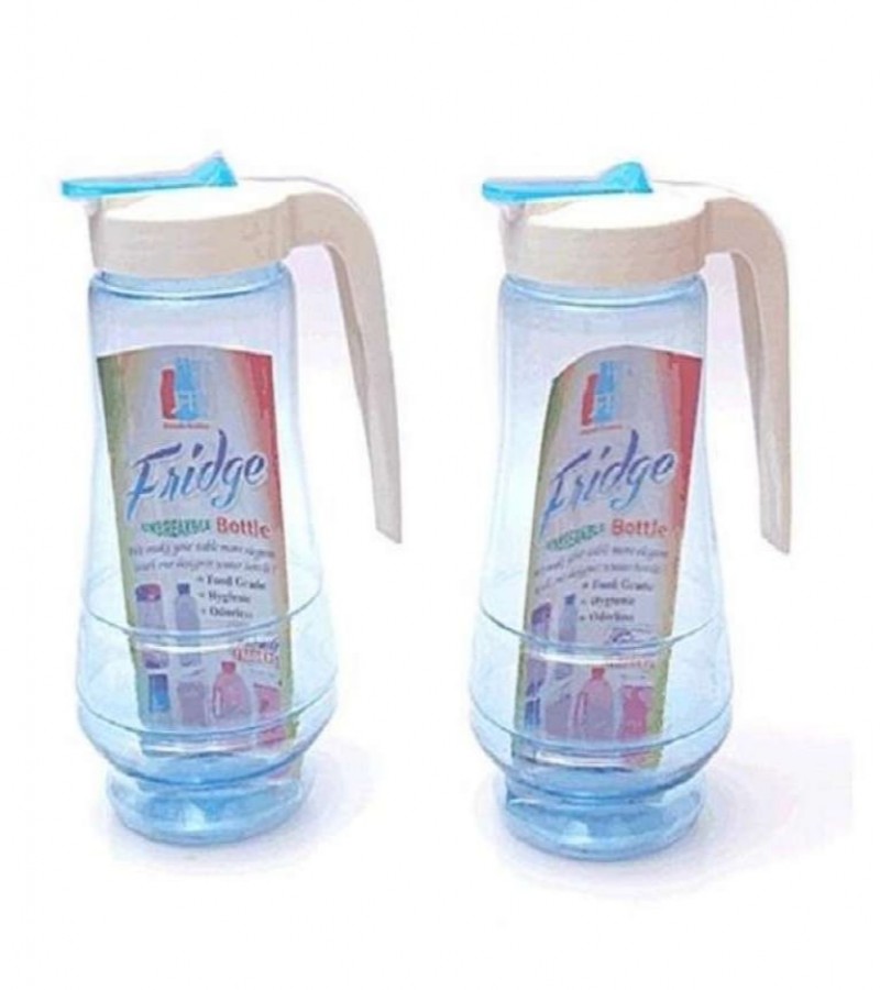 Pack Of 2 Transparent Water Jug With Handle