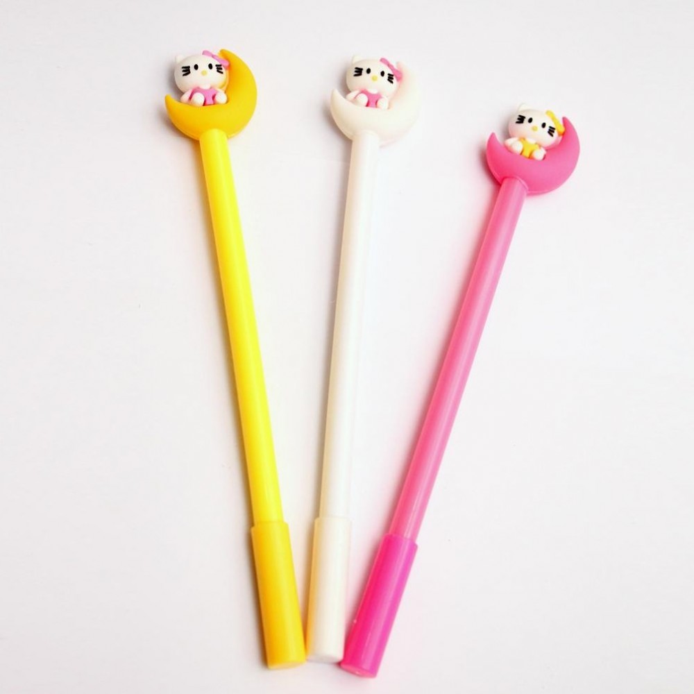 Pack Of 3 Cute Hello Kitty Gel ink Pens