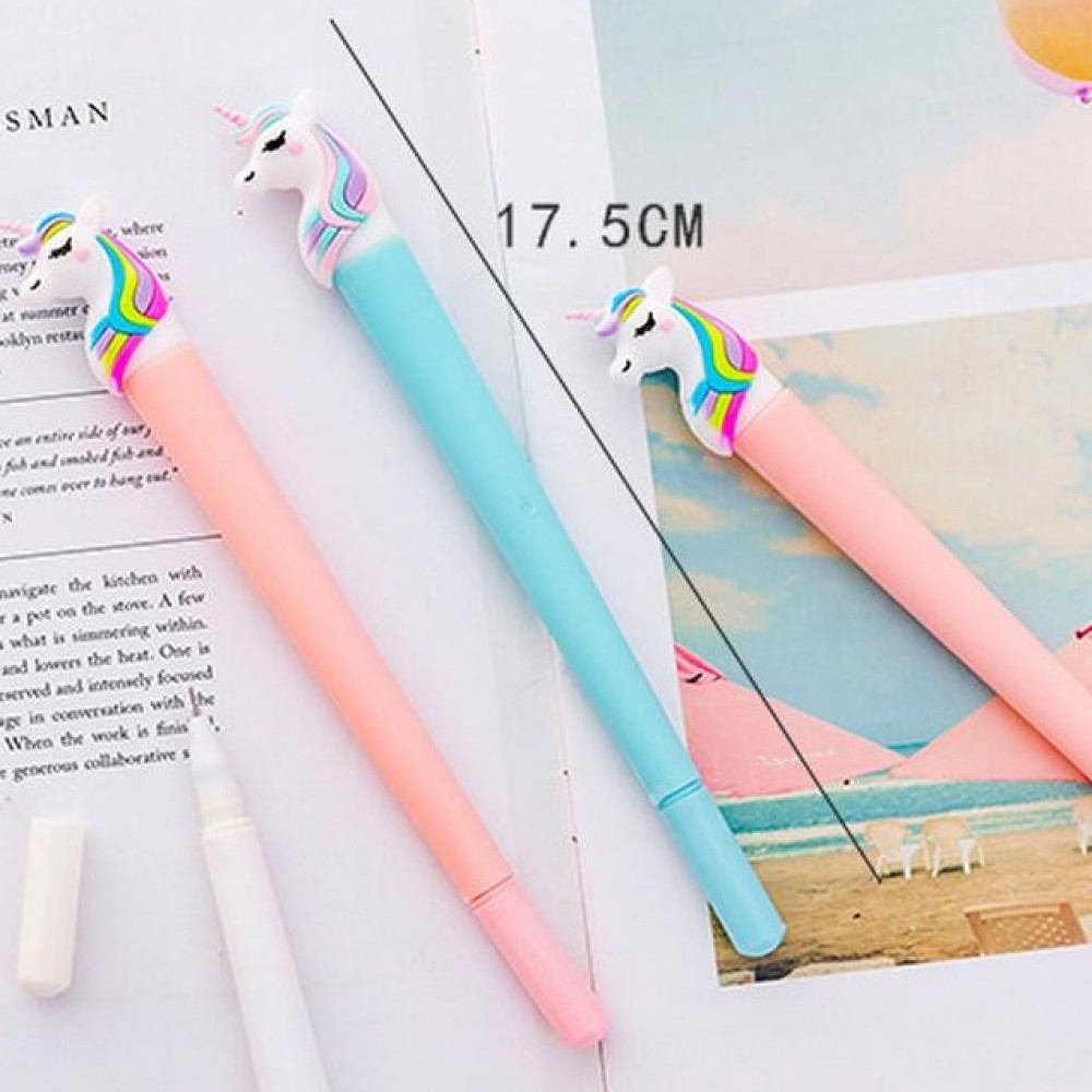 Pack of 4 Cute Rainbow unicorn Gel Pen
