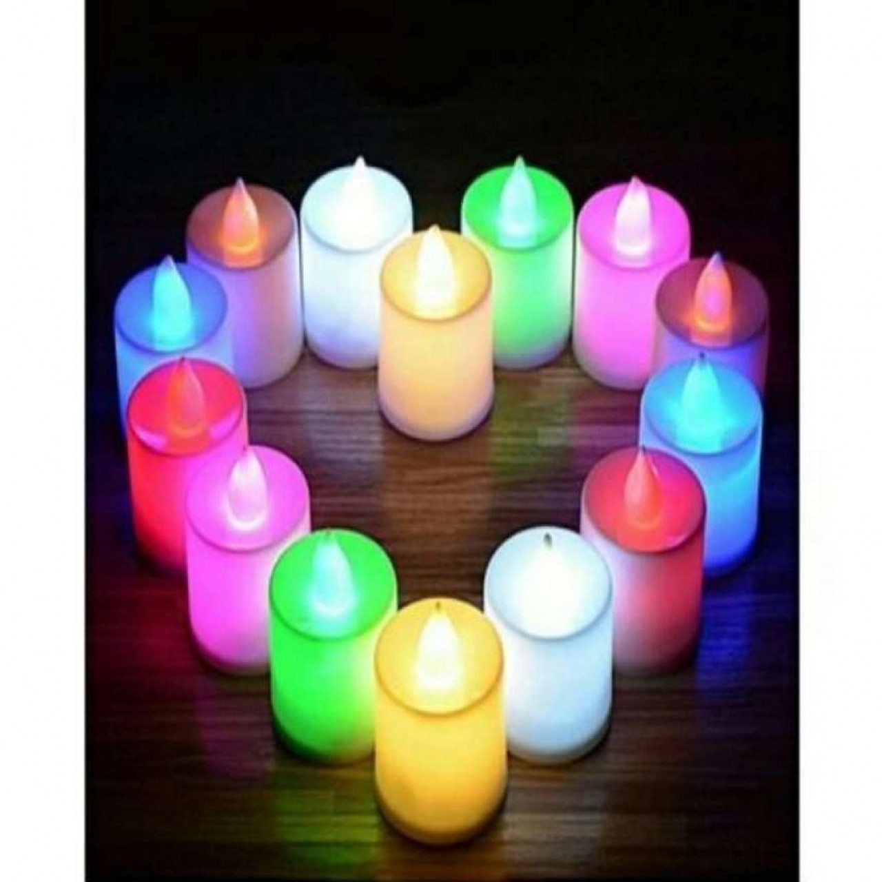Pack of 5 Led Bulb Lighting Candles
