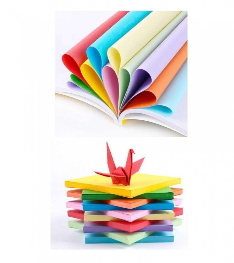 Pack of 50 A4 Color Paper (10 color, 5 Sheets of Each Color) for Art and Craft/Printing Purpose