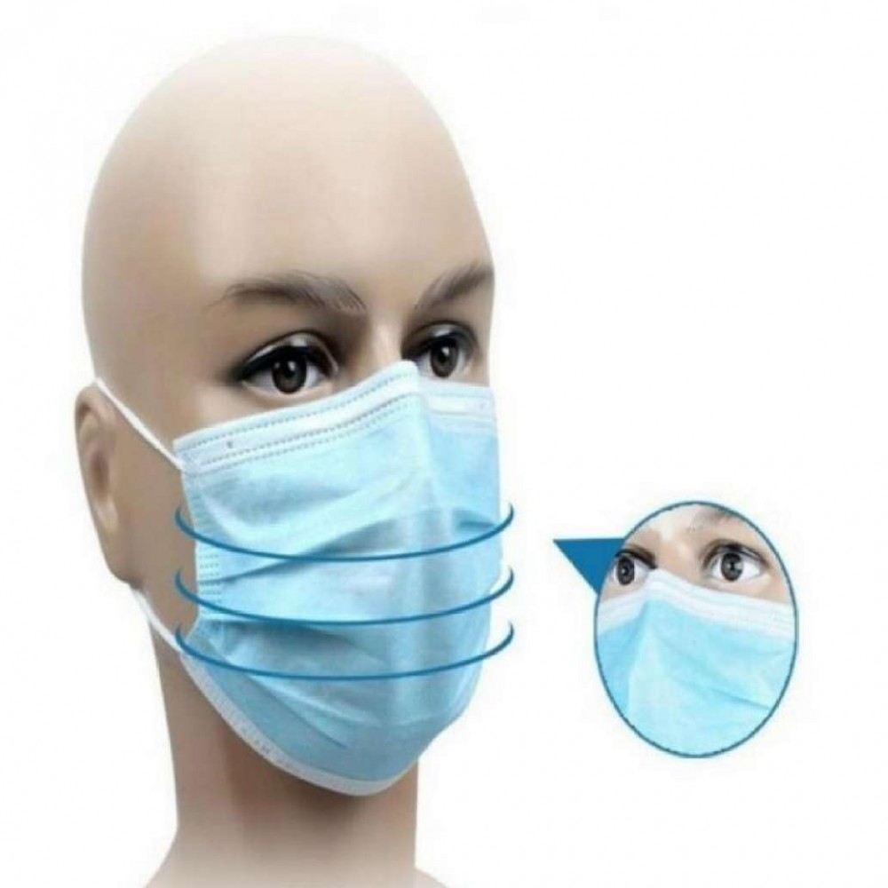 Pack of 50 - Surgical Face Mouth Masks