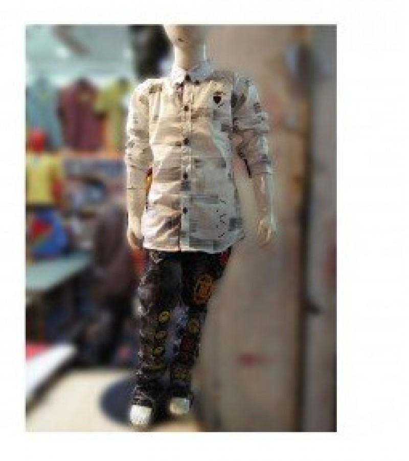 Pant & Casual Shirt For Kids - 5 To 15 Years