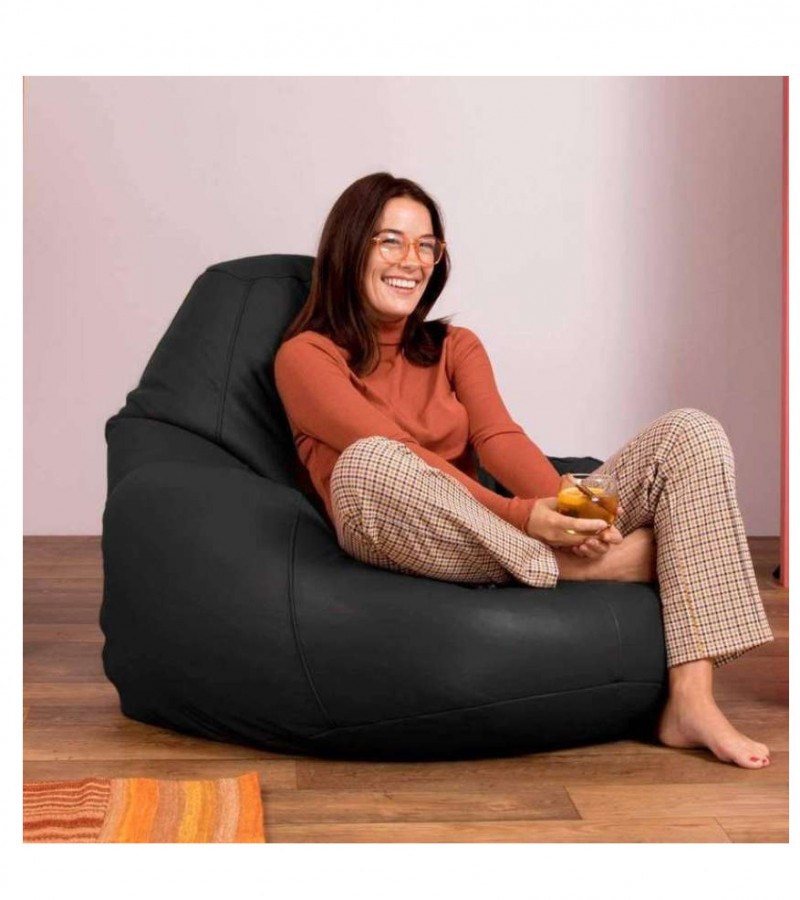 Parachute XXXL Bean Bag Sofa With Stool Export Quality Filled With Comfortable Beans
