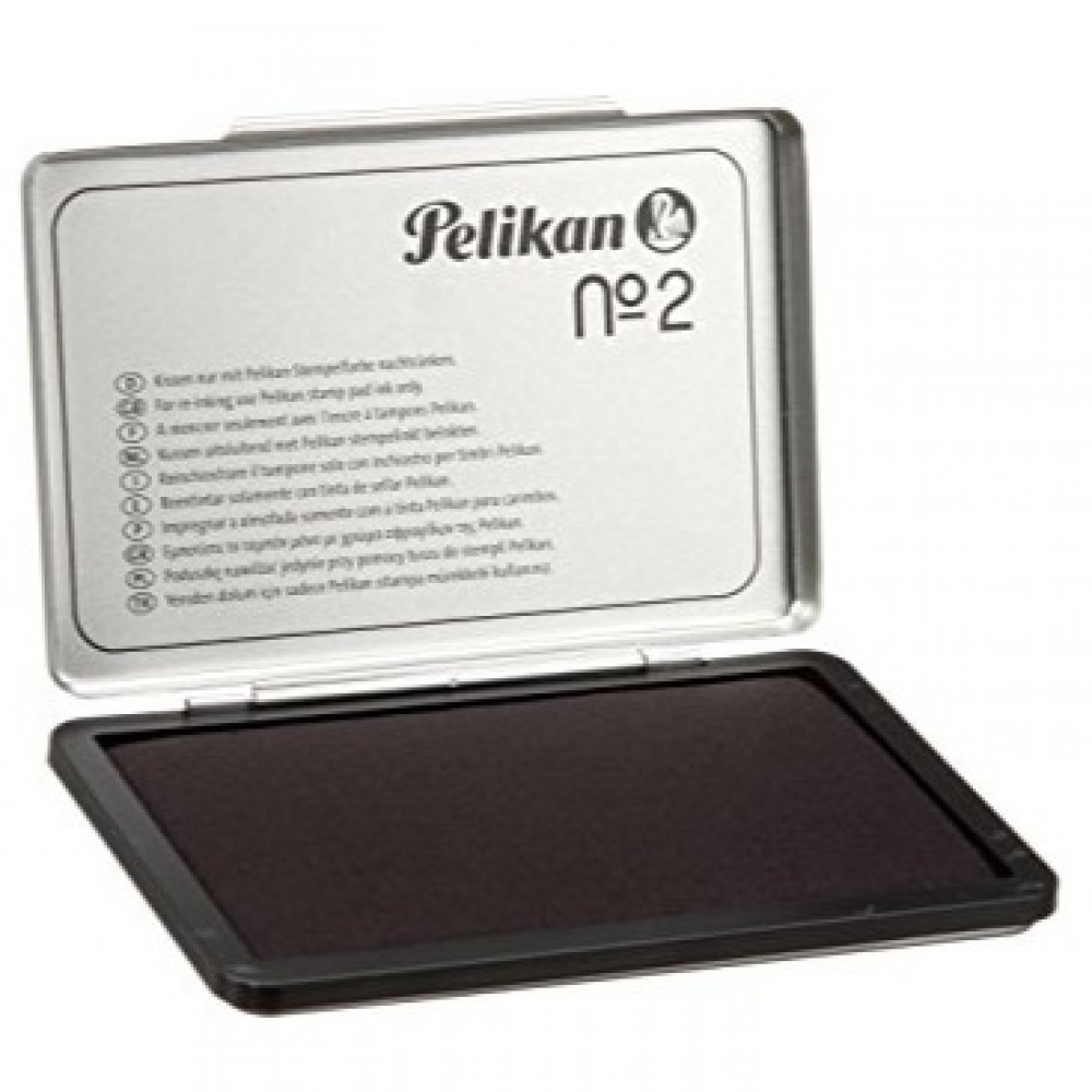 Pelikan Plastic Case Stamp Pad - Black 7x11cm